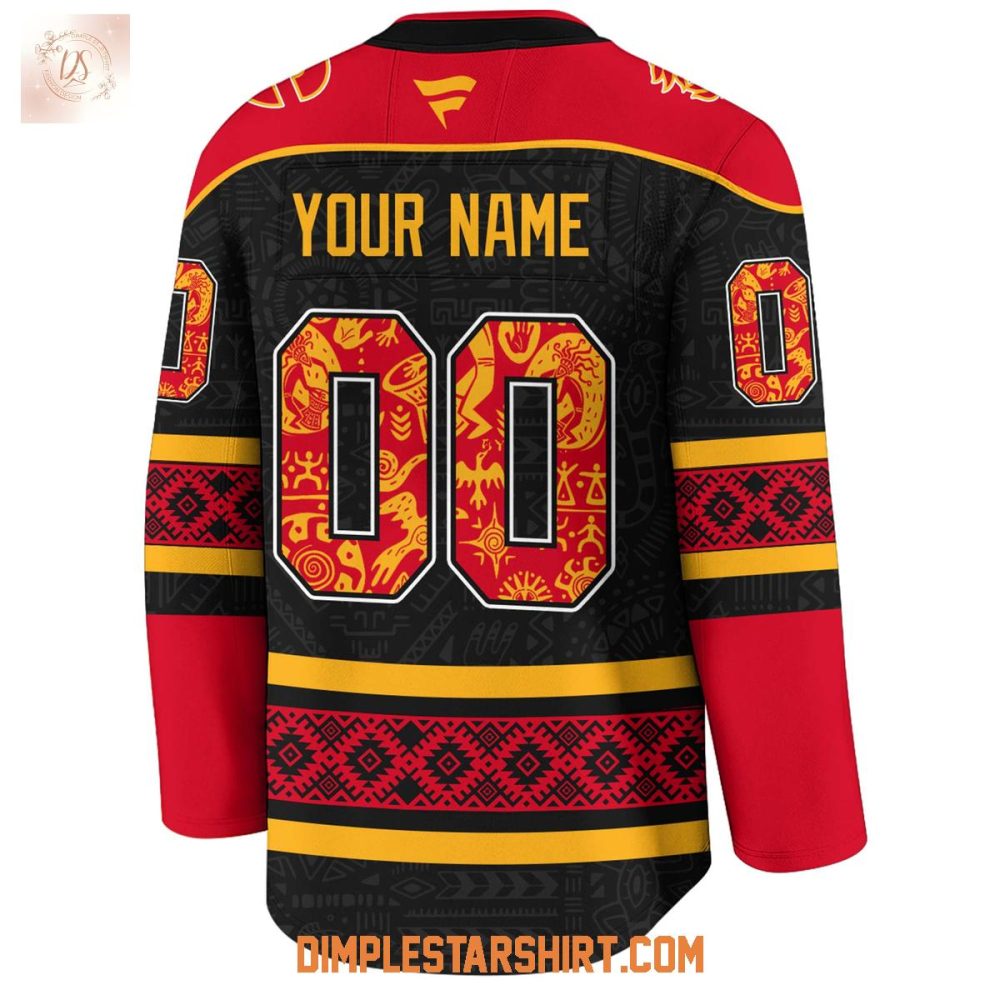 Calgary Flames Indigenous Peoples' Heritage Jersey - Image 3