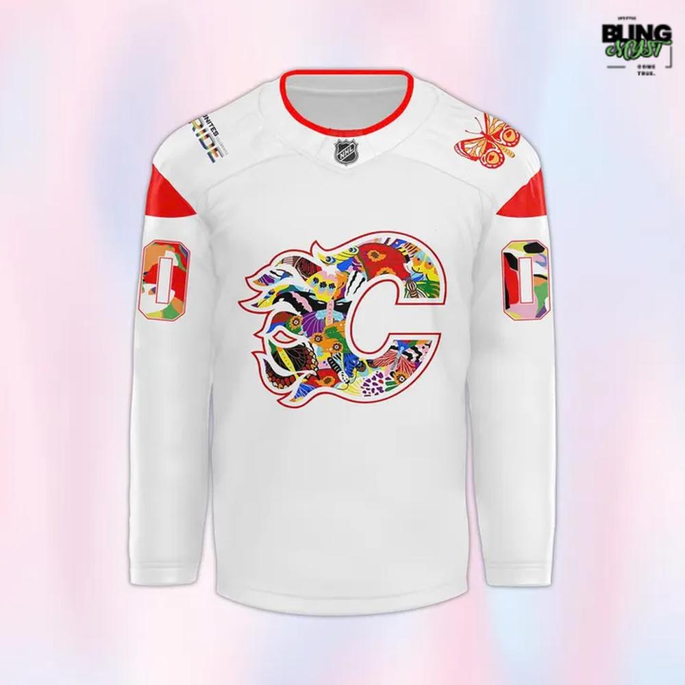 Calgary Flames Pride Night 2026 Hockey Jersey - Image 2