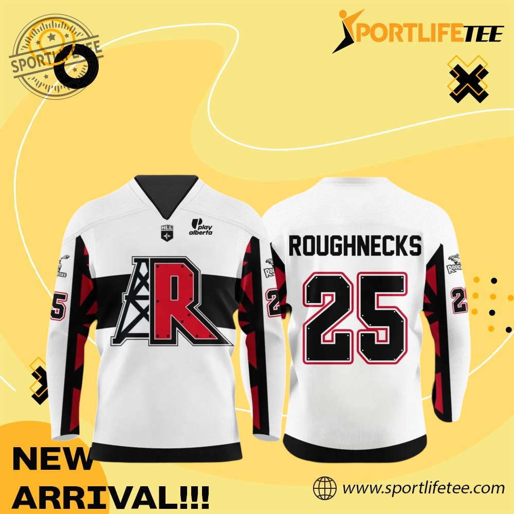 Calgary Roughnecks Nll 20242025 Limited Edition White Hockey Jersey