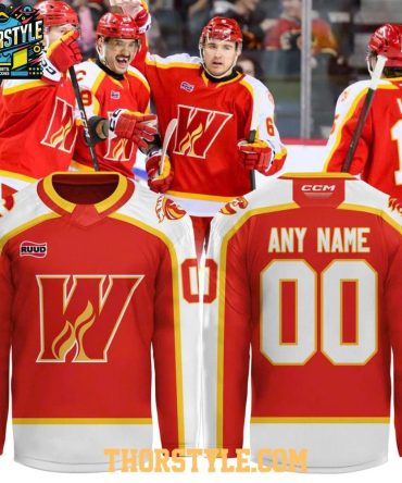 Calgary Wranglers 2025-2026 New Season Personalized Hockey Jersey
