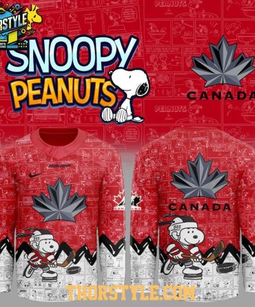 Canada Team Peanuts Night 2026 National Pride Hockey Jersey