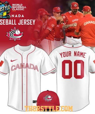 Canada World Baseball Classic 2026 Celebrating Personalized Jersey