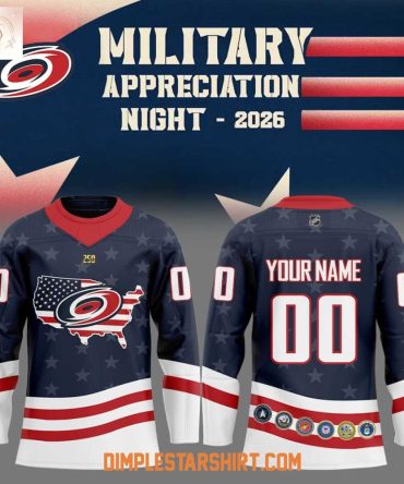 Carolina Hurricanes Military Appreciation Night 2026 Hockey Jersey