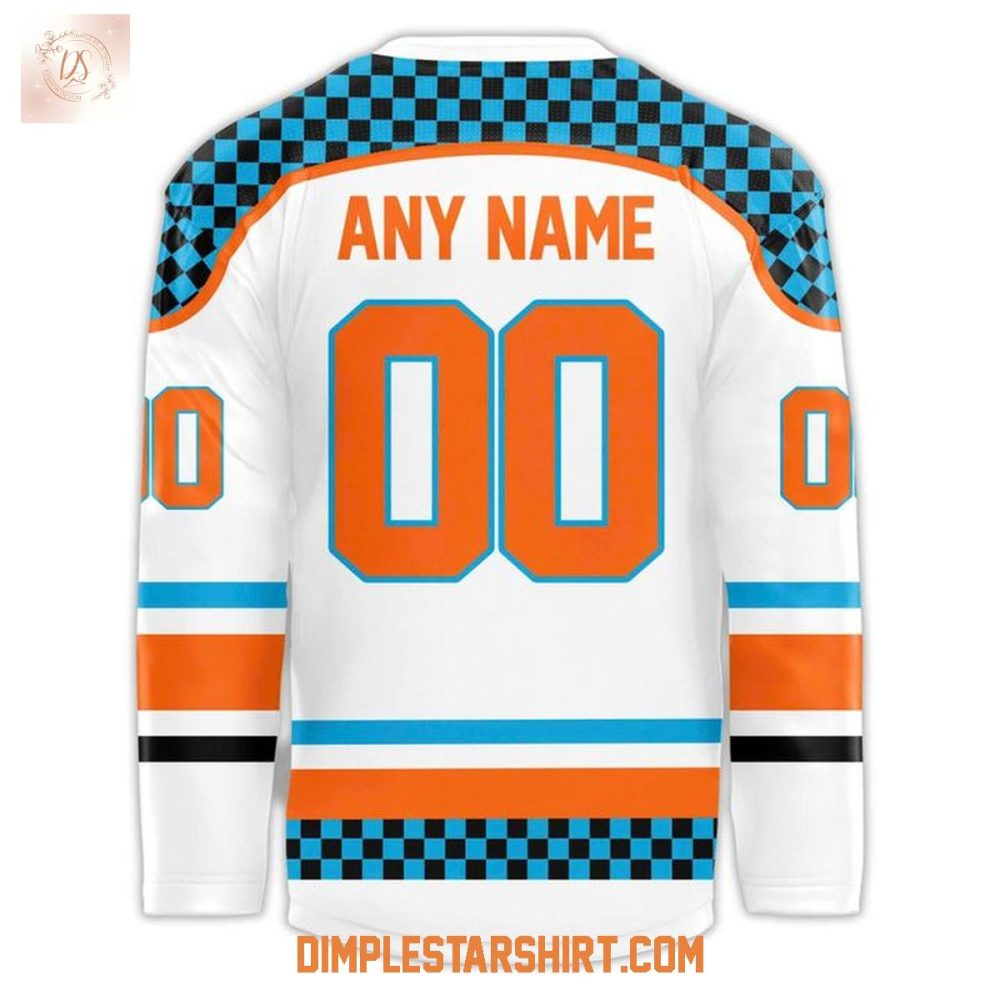 Charlotte Checkers Throwback 90S Hockey Jersey - Image 3