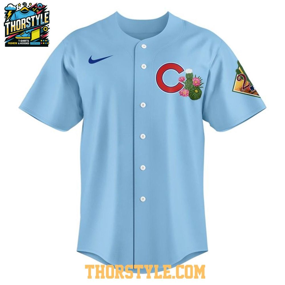 Chicago Cubs 2026 Spring Training Blue Personalized Baseball Jersey - Image 2