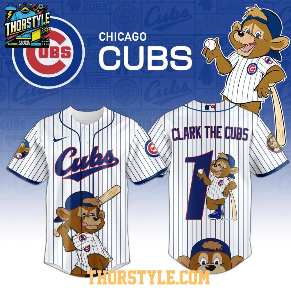 Chicago Cubs Clark The Cub 2025 Dare To Dream Big Baseball Jersey