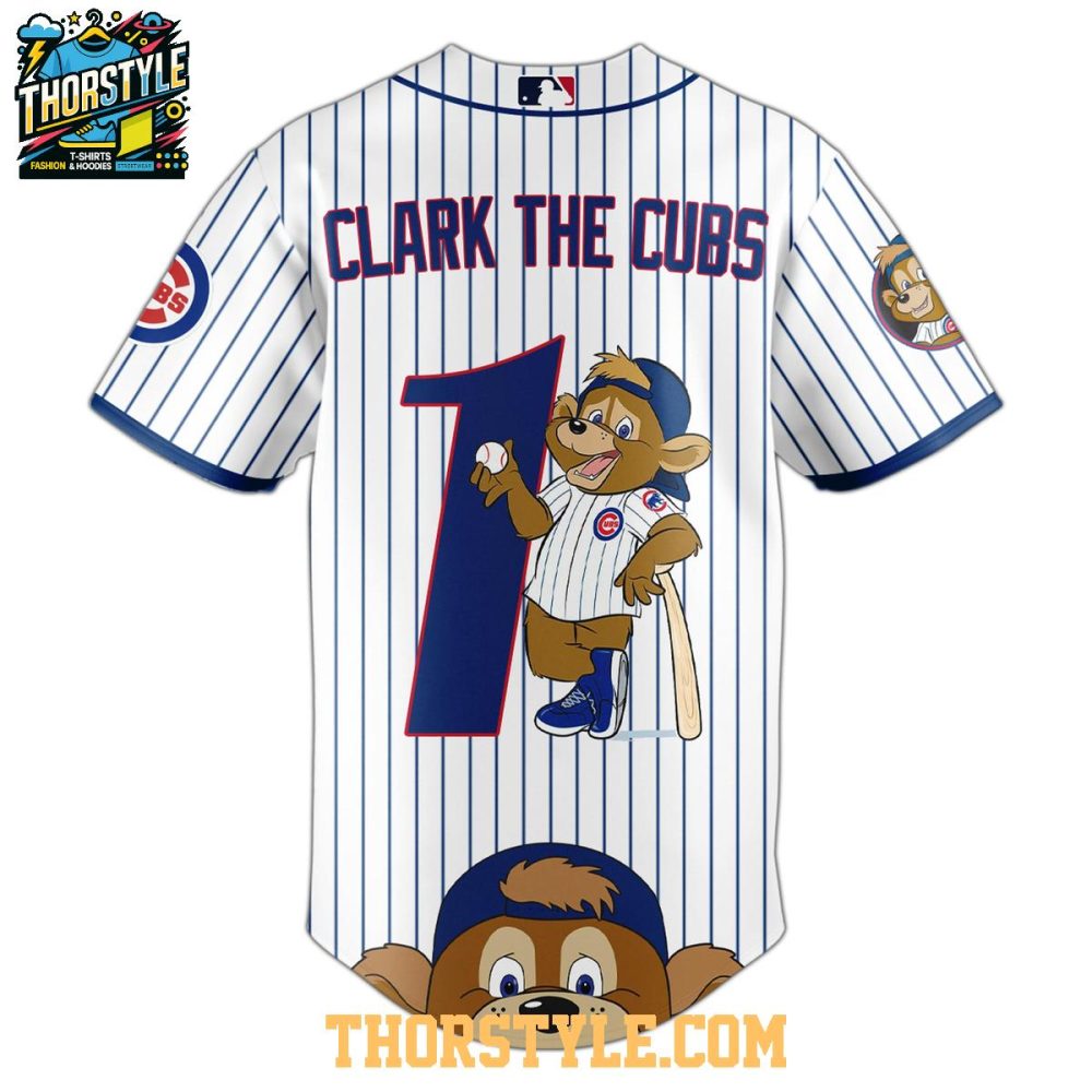 Chicago Cubs Clark The Cub 2025 Dare To Dream Big Baseball Jersey - Image 3
