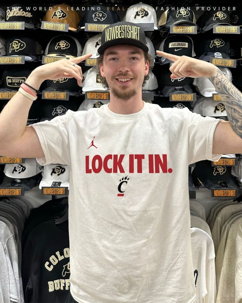 Cincinnati Bearcats Lock It In 2026 On-Court Bench Shirt