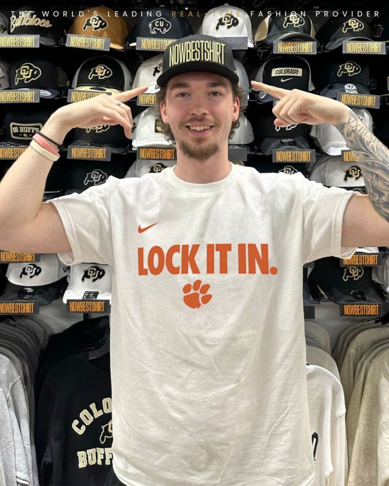 Clemson Tigers Lock It In 2026 On-Court Bench Shirt