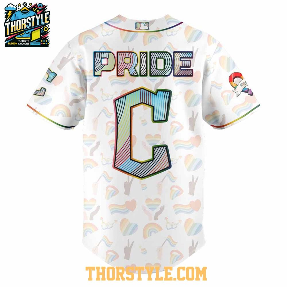 Cleveland Guardians Celebration Lgbtq Pride Night 2025 Baseball Jersey - Image 3