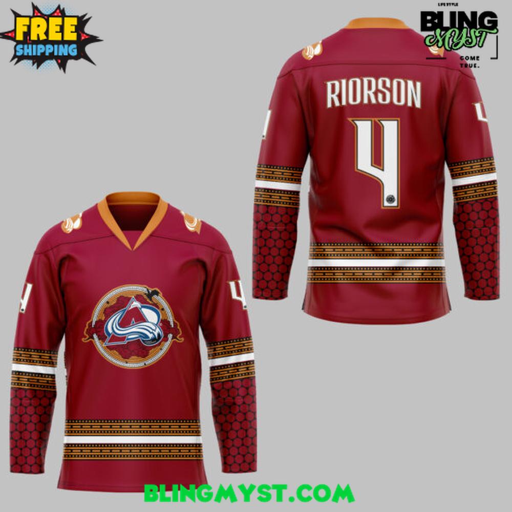 Colorado Avalanche Fourth Wing Night 2025 Hockey Jersey - Image 2