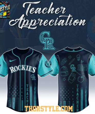 Colorado Rockies Mlb Teacher Appreciation Day 2025 Baseball Jersey