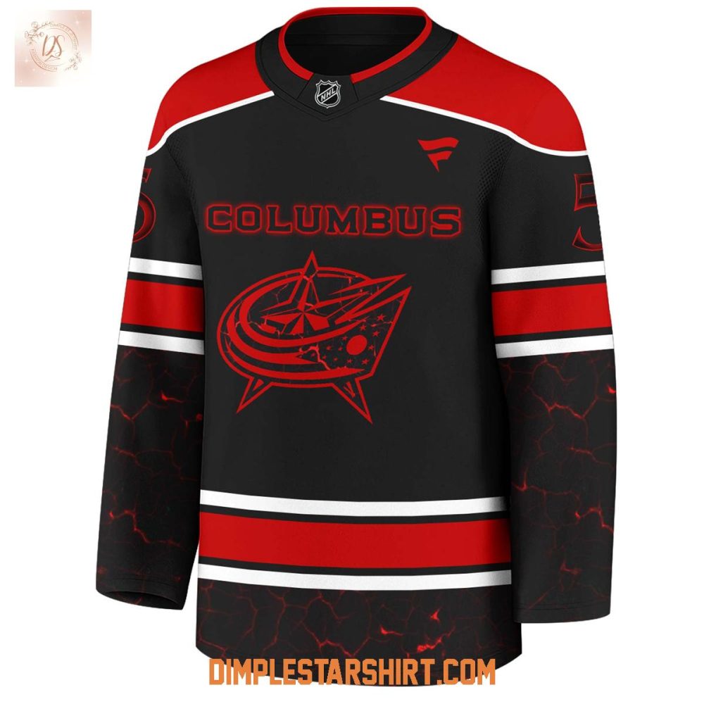 Columbus Blue Jackets X Stranger Things 5 One Last Adventure Jersey - Image 2