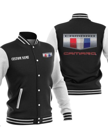 Custom Name Chevrolet Camaro Baseball Jacket, Warm Jacket, Winter Outer Wear