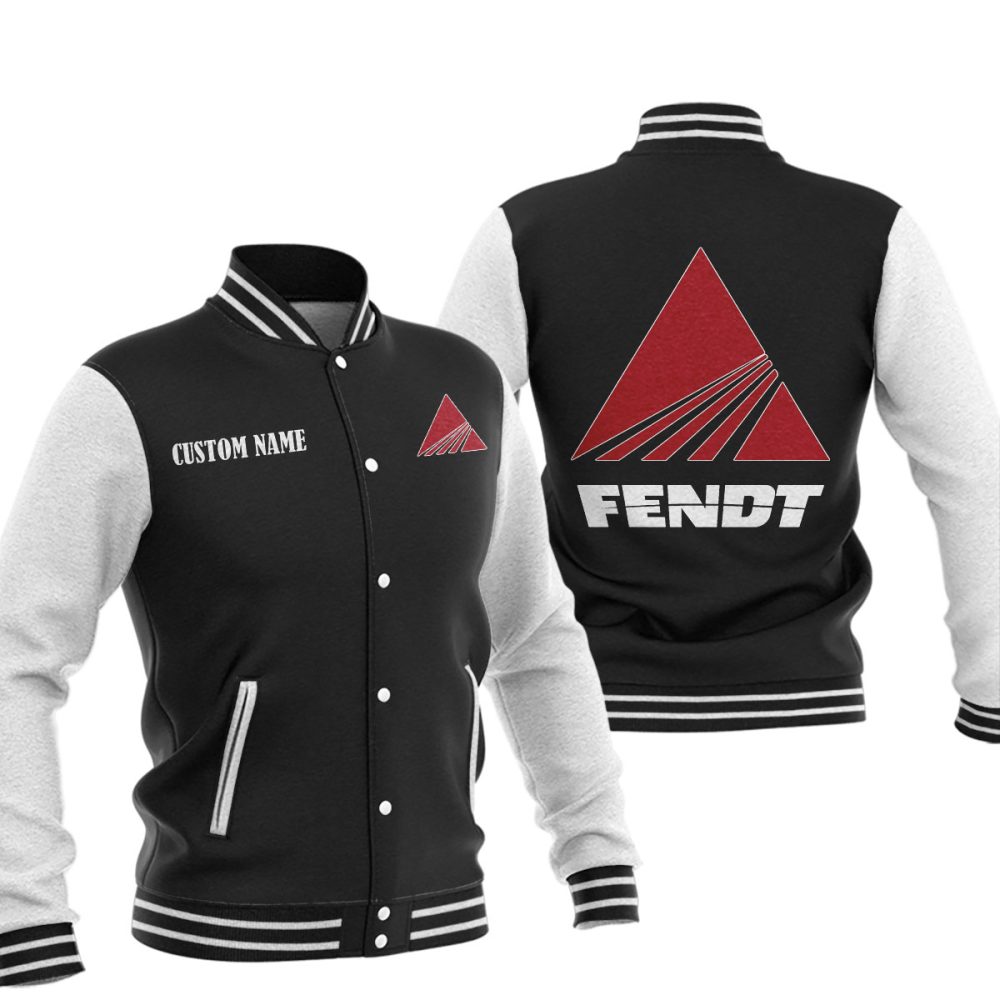 Custom Name Fendt Baseball Jacket, Warm Jacket, Winter Outer Wear