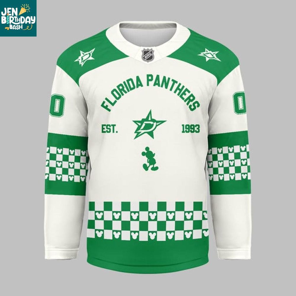 Dallas Stars X Disney Mickey 2026 Crossover Personalized Hockey Jersey - Image 2