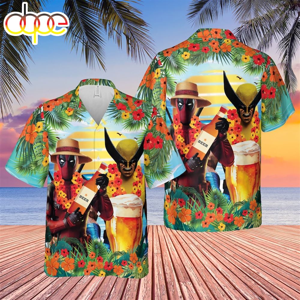 Deadpool And Wolverine Hawaiian Shirt