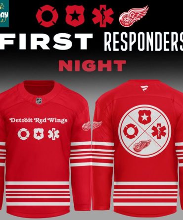 Detroit Red Wings X First Responders Appreciation 2026 Night Hockey Jersey