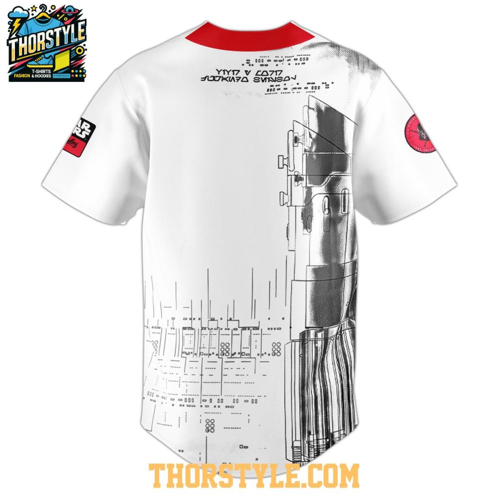 Diablos Rojos Del México Star War 2025 Memories Baseball Jersey - Image 3
