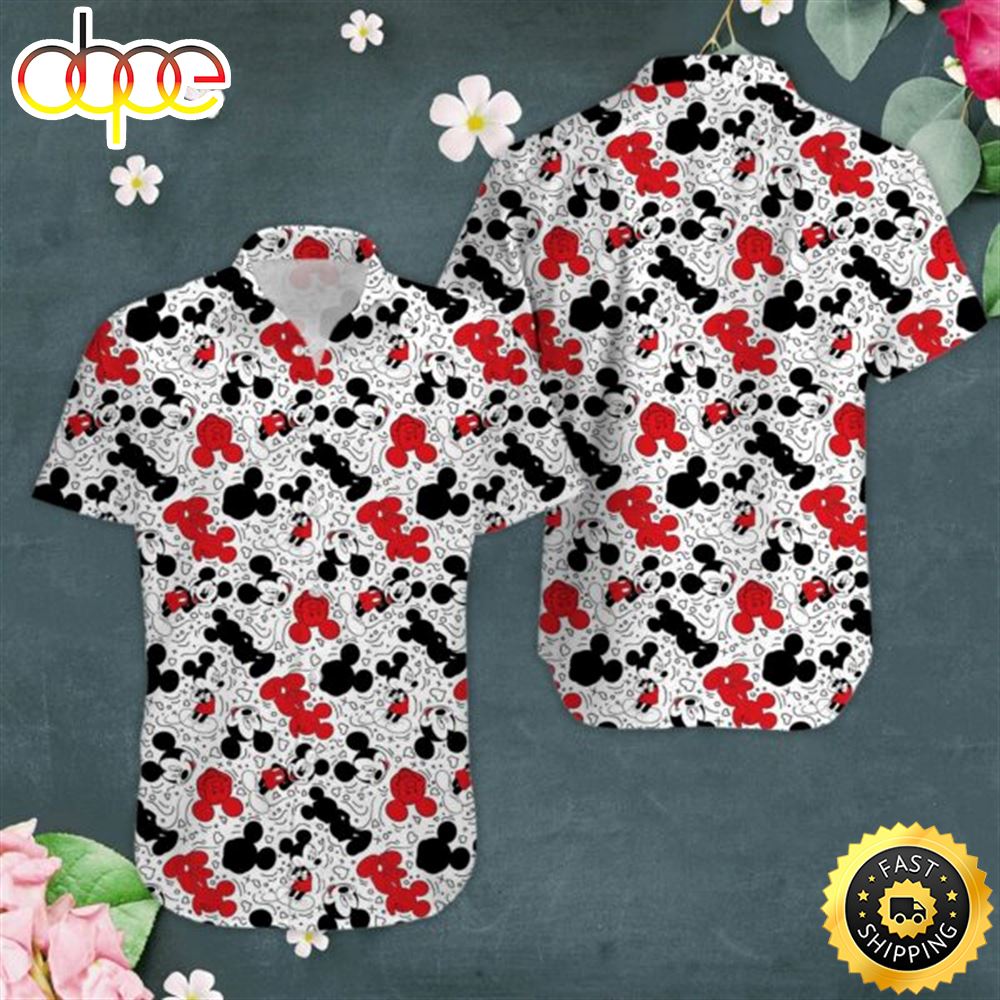 Disney Mickey Mouse Funny Hawaiian Shirt