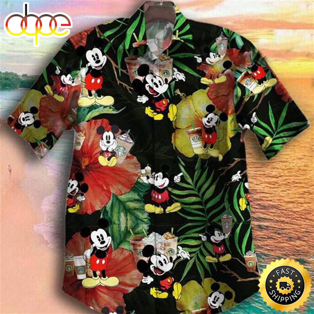 Disney Mickey Mouse Iii Hawaiian Shirt