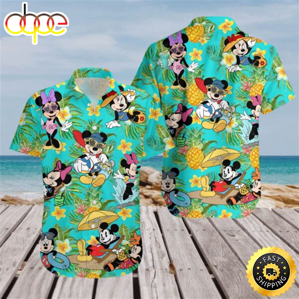 Disney Mickey Movie Disney Hawaiian Shirt