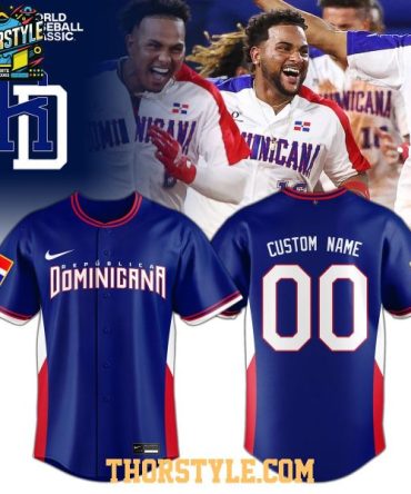 Dominican Republic Baseball 2026 World Baseball Classic Personalized Jersey