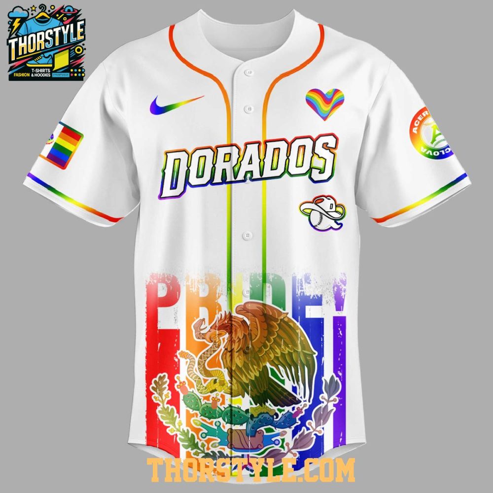 Dorados De Chihuahua 2025 Happy Pride Month Baseball Jersey - Image 2