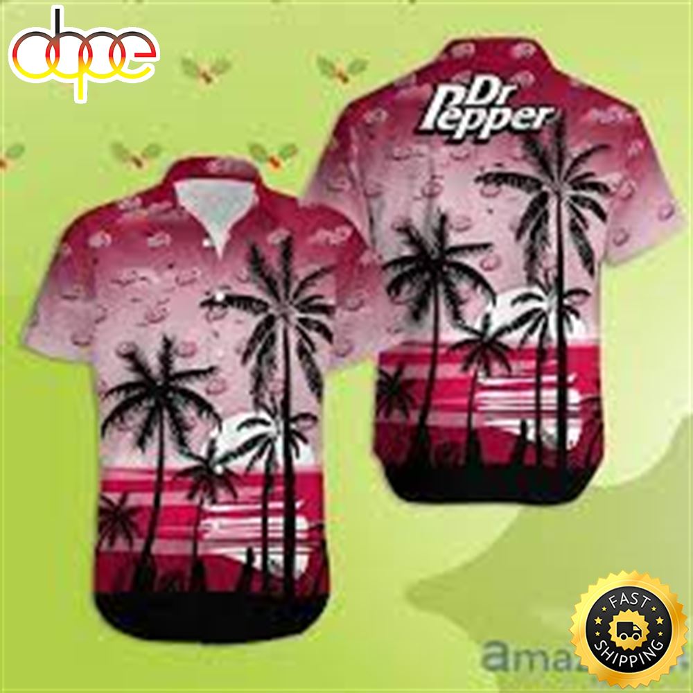 Dr Pepper Hawaiian Shirt For Fans