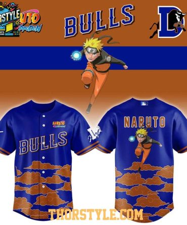 Durham Bulls Naruro Shippuden Night 2026 Personalized Baseball Jersey