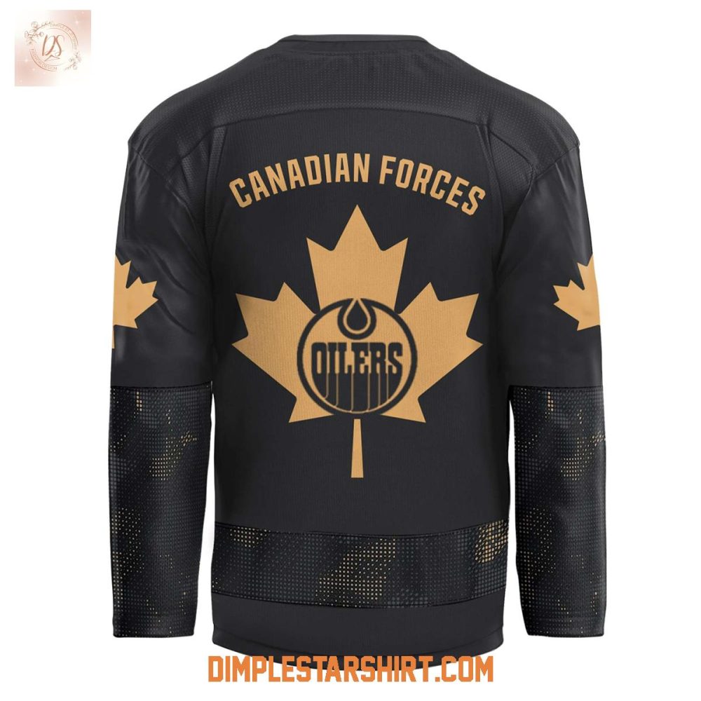 Edmonton Oilers Canadian Forces Appreciation Hockey Jersey - Image 3