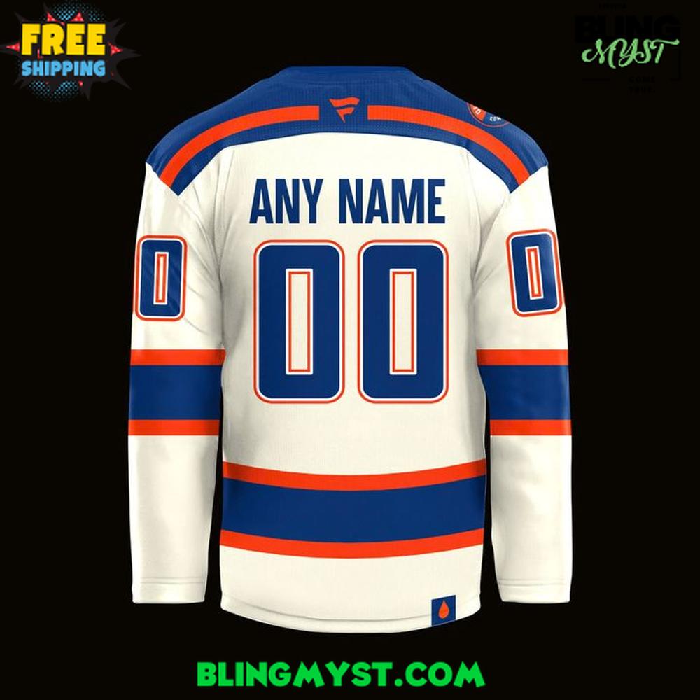 Edmonton Oilers Fanatics Premium Cream 2025-26 Hockey Jersey - Image 3