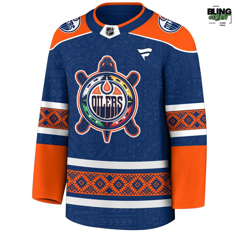 Edmonton Oilers Indigenous People Heritage 2026 Hockey Jersey - Image 2