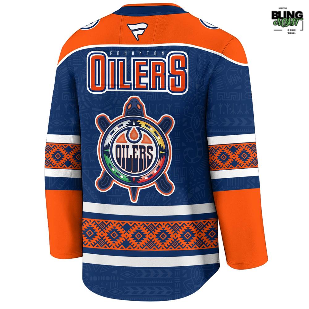 Edmonton Oilers Indigenous People Heritage 2026 Hockey Jersey - Image 3