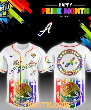 El Águila De Veracruz 2025 Happy Pride Month Baseball Jersey