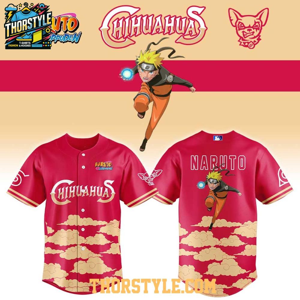 El Paso Chihuahuas Naruro Shippuden Night 2026 Personalized Baseball Jersey