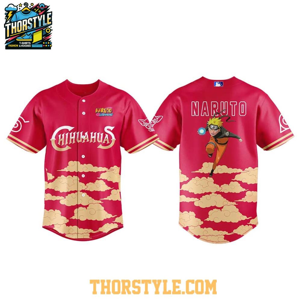 El Paso Chihuahuas Naruro Shippuden Night 2026 Personalized Baseball Jersey - Image 2