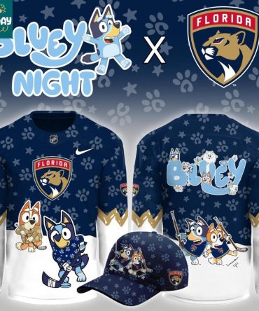 Florida Panthers Bluey Christmas Night 2025 Gameday Personalized Hockey Jersey