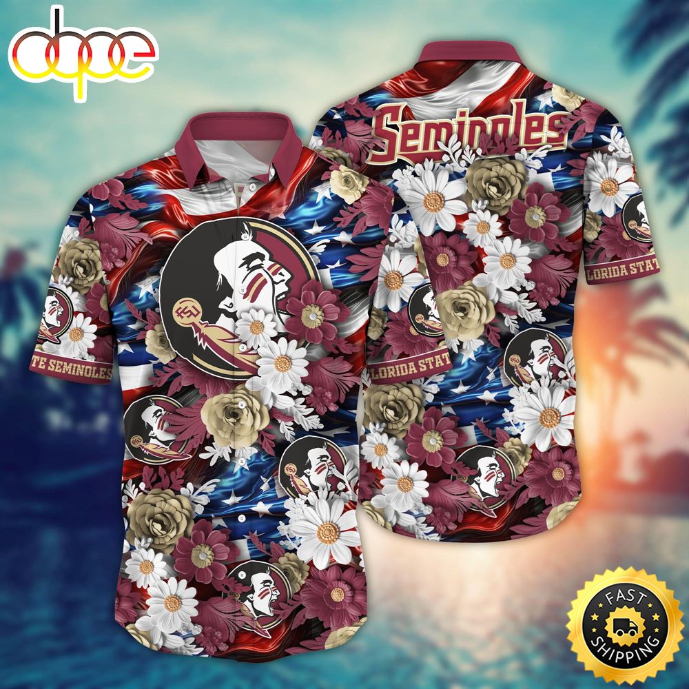 Florida State Seminoles Ncaa2 Hawaii Shirt Independence Day