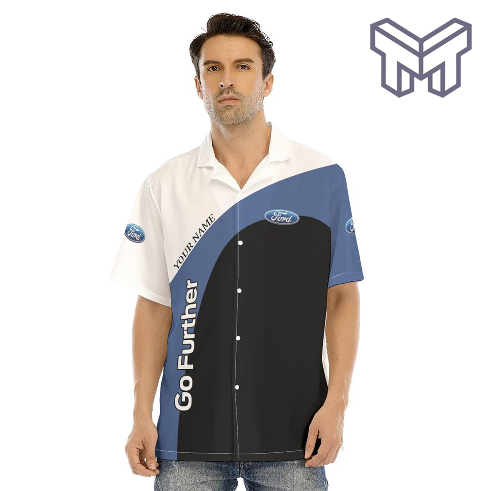 Ford Go Further Apparel, Ford Go Further Custom Hawaiian Shirt - Image 2