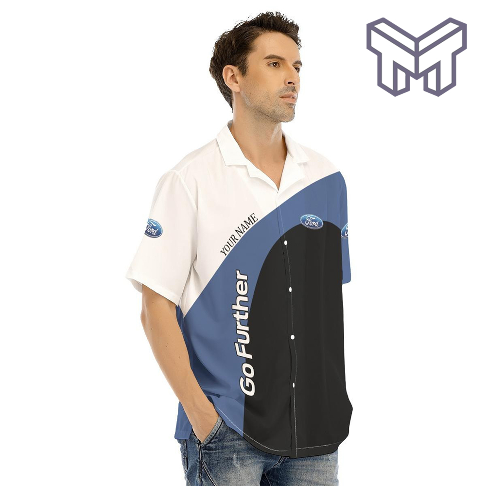 Ford Go Further Apparel, Ford Go Further Custom Hawaiian Shirt - Image 3