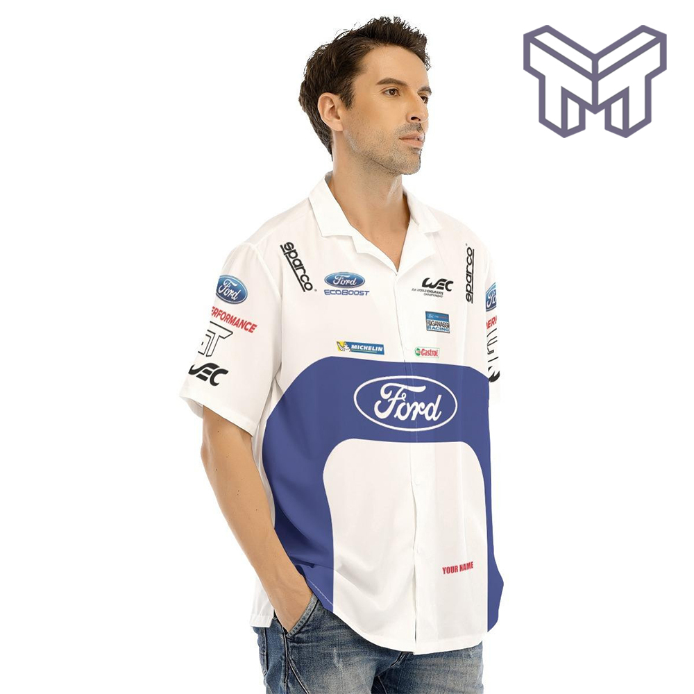 Ford Performance Racing Sparco Apparel, Ford Performance Custom Hawaiian Shirt - Image 2