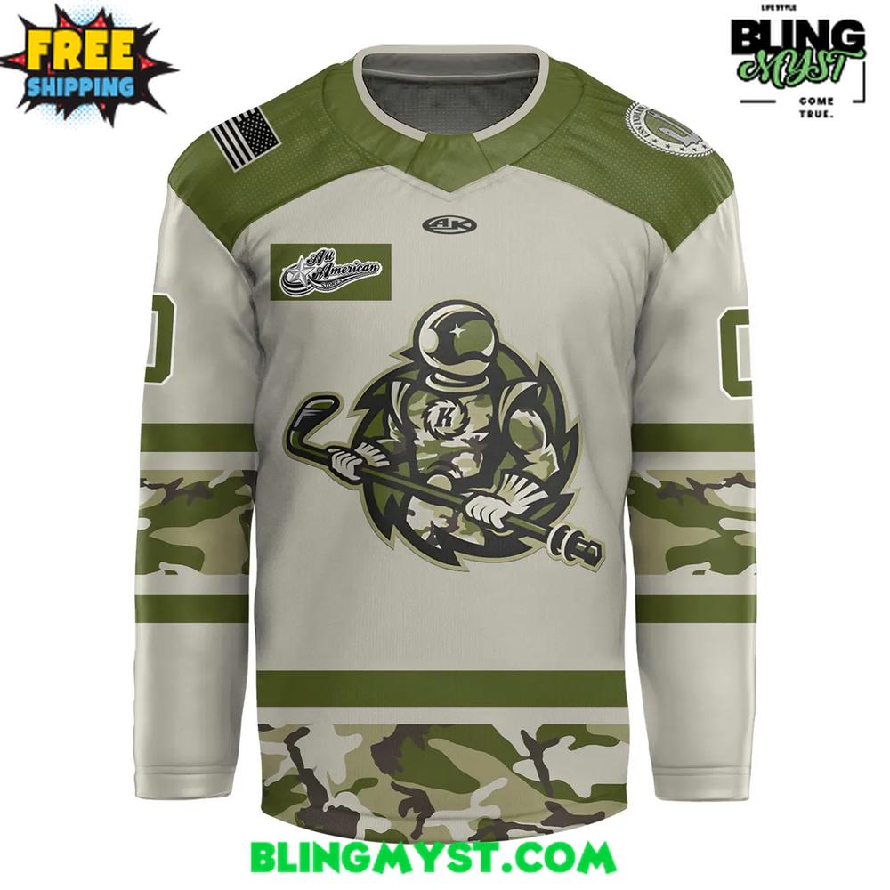 Fort Wayne Komets Military Appreciation Night 2025 Hockey Jersey - Image 2