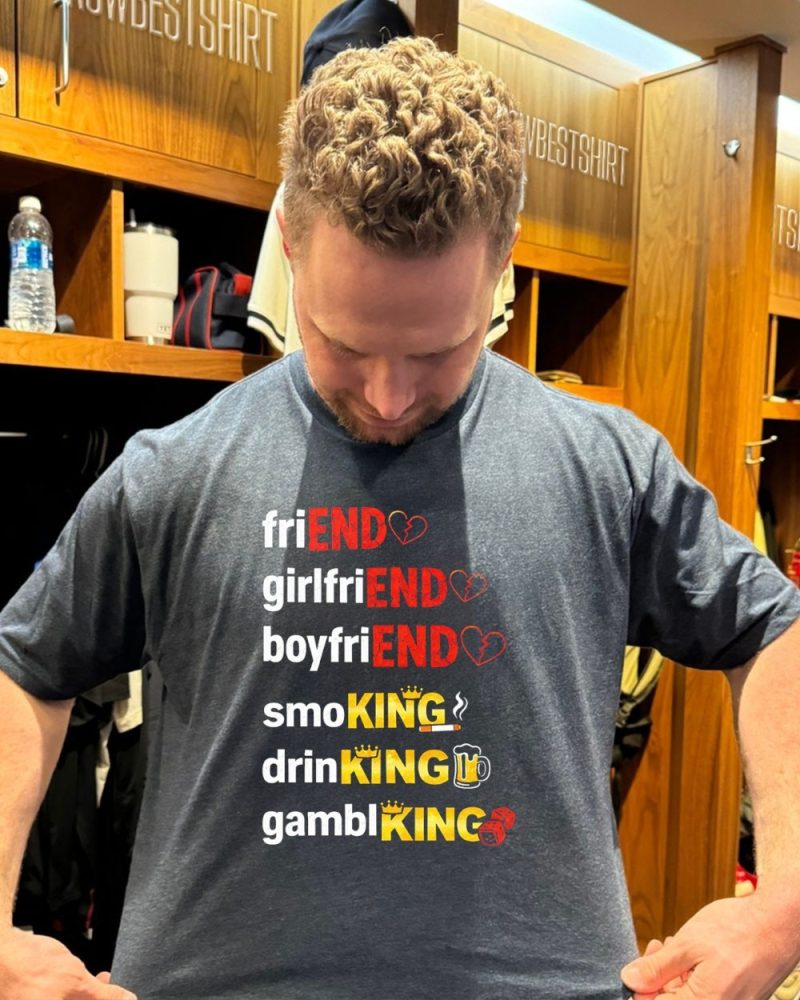 Friend Girlfriend Boyfriend Smoking Drinking Gambling End King 2026 Shirt