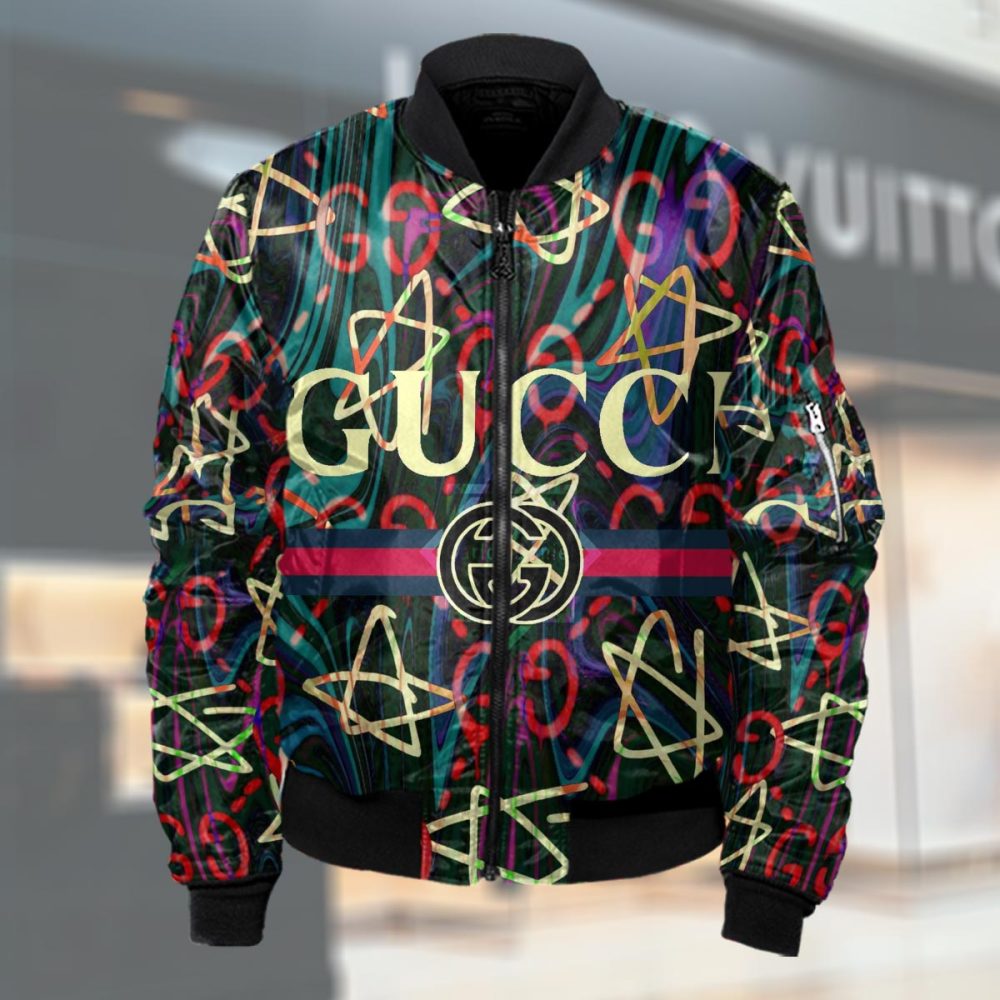 Limited Edition Gucci Bomber Jacket For Men And Women Mrs-Bmj-000Jmedkbmjs