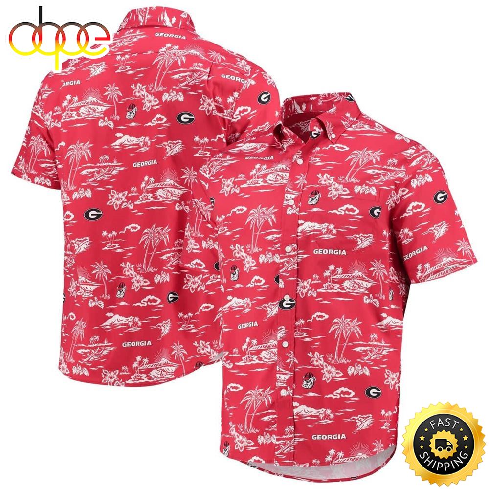 Georgia Bulldogs Uga Hawaiian Shirt Beach Lovers Gift