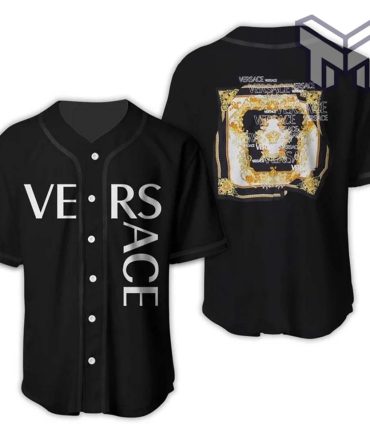 Gianni Versace Black Baseball Jersey Shirt Luxury Clothing Clothes Sport For Men Women Hot
