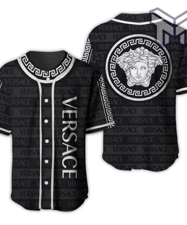 Gianni Versace Black Baseball Jersey Shirt Luxury Clothing Clothes Sport For Men Women Hot  Type01