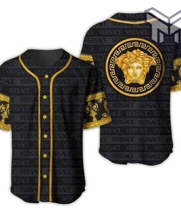 Gianni Versace Black Baseball Jersey Shirt Luxury Clothing Clothes Sport For Men Women Hot  Type02