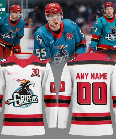 Grand Rapids Griffins Hat Trick 30 Season 1996-2026 Personalized Hockey Jersey